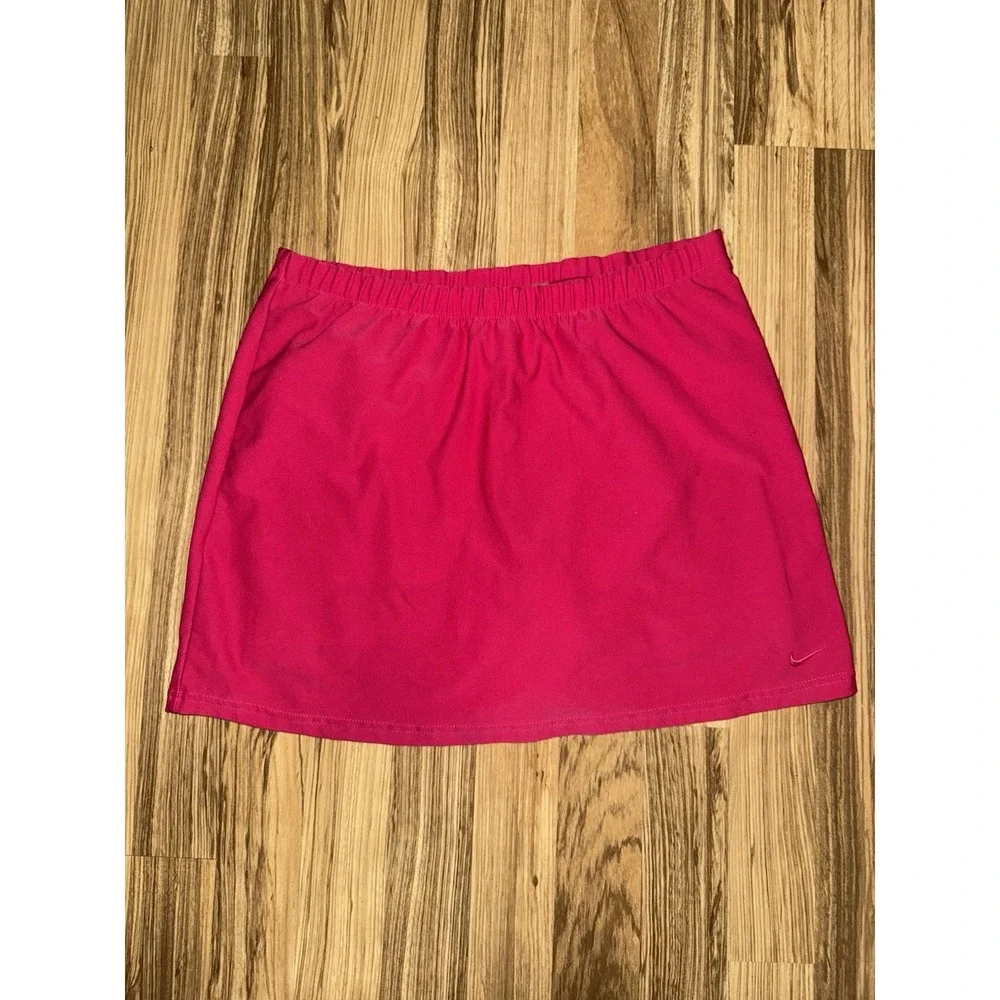 Nike Skort Womens Large Pink Vintage Y2K Golfer Tennis Pickleball Activewear EUC